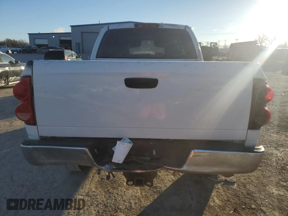 2007 Dodge Ram 2500 SLT with VIN 1D7KS28D17J595506, listed as a Copart auction lot 41822675 with 257,246 mi miles and Clean Title. Bid and sale history available at carsss.com. Image 6.