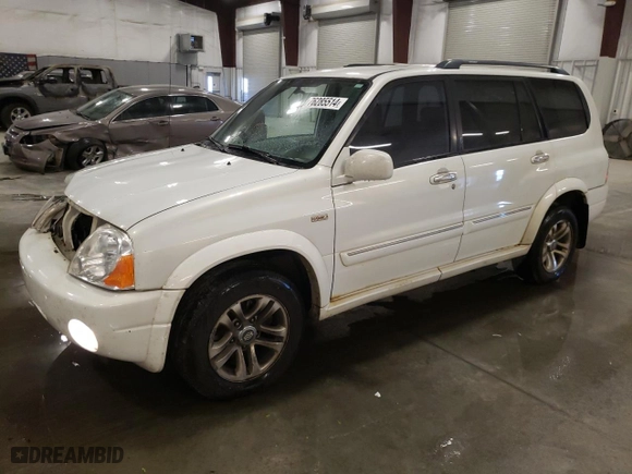 2004 Suzuki XL-7 LX with VIN JS3TX92V044106650, listed as a Copart auction lot 76285514 with 185,356 mi miles and Salvage Title. Bid and sale history available at carsss.com. Image 1.