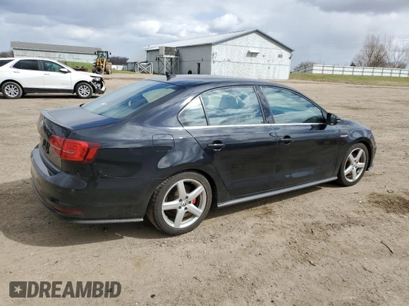 2016 Volkswagen Jetta Sedan 2.0T GLI SE with VIN 3VW5T7AJXGM415635, listed as a Copart auction lot 51809445 with 92,151 mi miles and Clean Title. Bid and sale history available at carsss.com. Image 3.