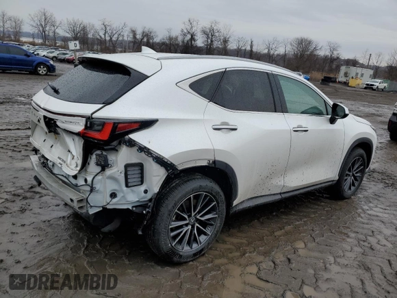 2022 Lexus NX with VIN 2T2GGCEZXNC002950, listed as a Copart auction lot 46861575 with 51,362 mi miles and Salvage Title. Bid and sale history available at carsss.com. Image 3.