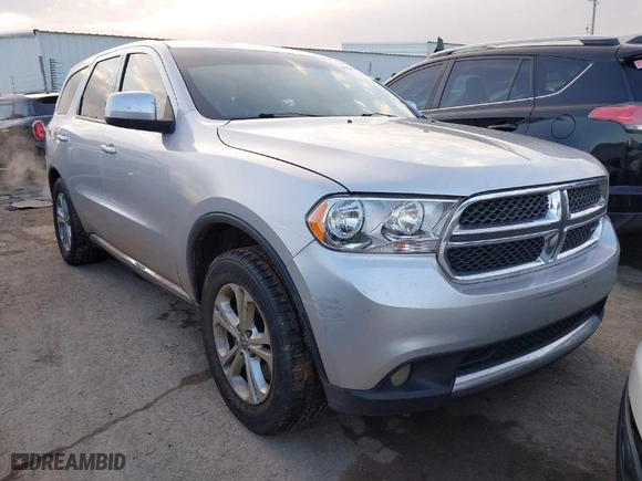 2012 Dodge Durango SXT with VIN 1C4RDHAG5CC151795, listed as a IAAI auction lot 41329856 with 187,390 mi miles. Bid and sale history available at carsss.com. Image 1.