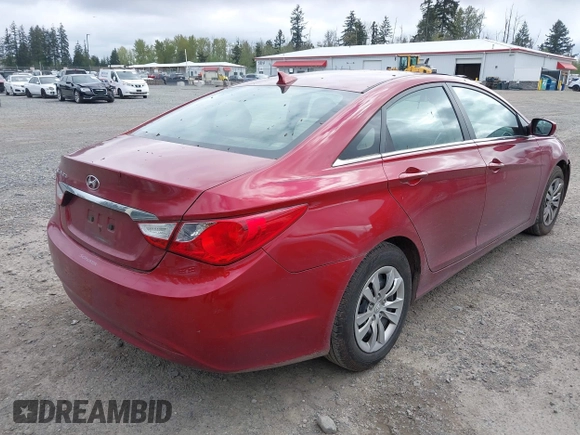 2011 Hyundai Sonata GLS with VIN 5NPEB4ACXBH256829, listed as a IAAI auction lot 42086089 with 137,710 mi miles and . Bid and sale history available at carsss.com. Image 4.