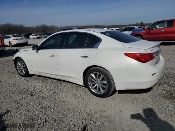2015 Infiniti Q50 with VIN JN1BV7AP4FM344112, listed as a Copart auction lot 42356095 with 142,824 mi miles and Salvage Title. Bid and sale history available at carsss.com. Image 2.