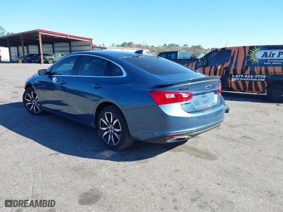 2024 Chevrolet Malibu RS with VIN 1G1ZG5ST4RF236919, listed as a IAAI auction lot 41680884 with 3,329 mi miles. Bid and sale history available at carsss.com. Image 3.