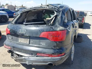 2015 Audi Q7 3.0T Premium Plus with VIN WA1LGAFE0FD023758, listed as a IAAI auction lot 41906750 with 1 mi miles. Bid and sale history available at carsss.com. Image 6.