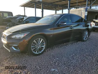 2018 Infiniti Q50 Sport z VIN JN1EV7AP9JM351062, wystawiony jako Copart lot #54391635 z przebiegiem 111 359 mil mil oraz Szkoda całkowita • Salvage title. Historia ofert i sprzedaży dostępna na DreamBid. Obrazek 1.