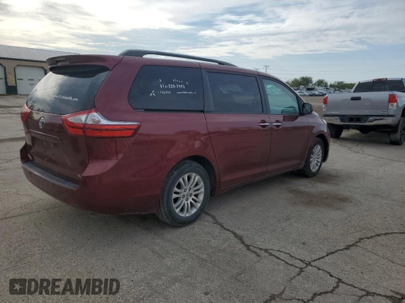 2015 Toyota Sienna XLE с VIN 5TDYK3DC1FS660766, выставлен на аукционе Copart как лот 53752845 с пробегом 166 253 миль миль и Списание • Salvage title. История ставок и продаж доступна на DreamBid. Изображение 3.