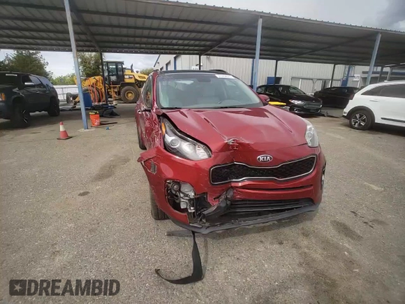 2018 Kia Sportage EX with VIN KNDPN3AC9J7353694, listed as a Copart auction lot 51092625 with 86,265 mi miles and Salvage title. Bid and sale history available at DreamBid. Image 10.