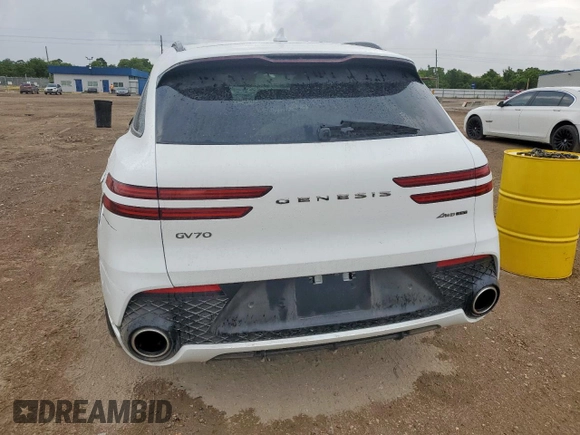 2024 Genesis GV70 Sport с VIN 5NMMCDTC1RH003556, выставлен на аукционе Copart как лот 62099955 с пробегом 41 714 миль миль и Списание • Salvage title. История ставок и продаж доступна на DreamBid. Изображение 6.