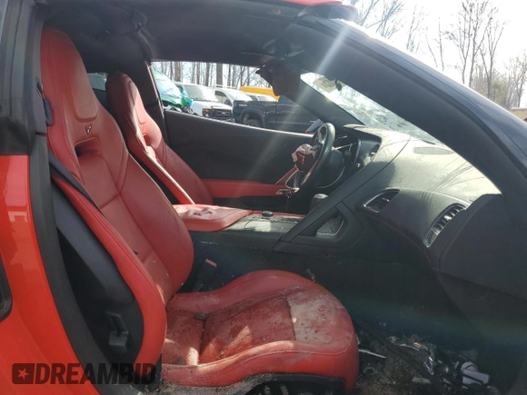 2014 Chevrolet Corvette 2LT with VIN 1G1YD2D77E5104112, listed as a Copart auction lot 51933505 with Not provided miles and Salvage title. Bid and sale history available at DreamBid. Image 10.