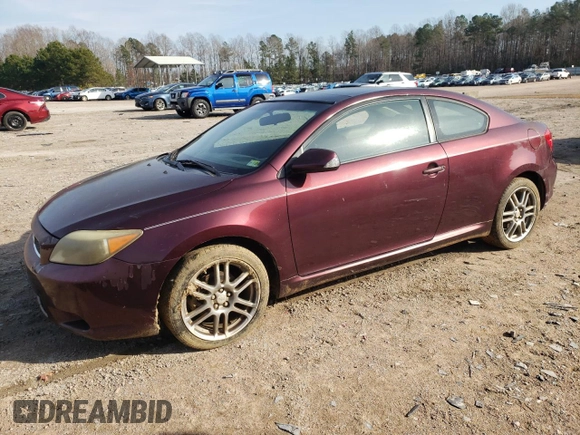 2007 Scion tC Spec with VIN JTKDE177370172683, listed as a Copart auction lot 84940184 with 212,842 mi miles and Salvage Title. Bid and sale history available at carsss.com. Image 1.