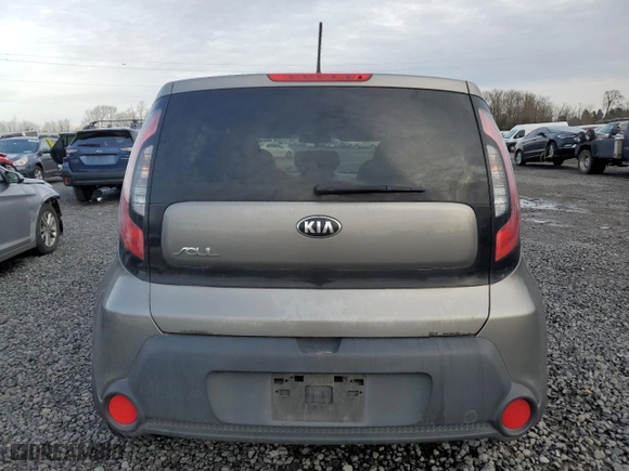 2015 Kia Soul with VIN KNDJN2A2XF7122821, listed as a Copart auction lot 43837155 with 146,843 mi miles and Salvage Title. Bid and sale history available at carsss.com. Image 6.