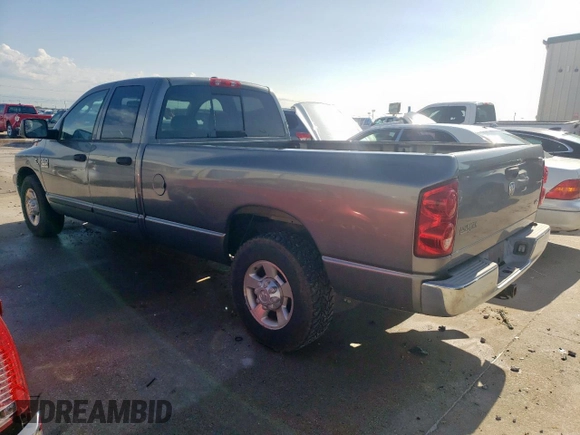 2007 Dodge 2500 SLT with VIN 3D7KR28C37G721529, listed as a Copart auction lot 54500465 with 167,983 mi miles and Clean title. Bid and sale history available at DreamBid. Image 2.