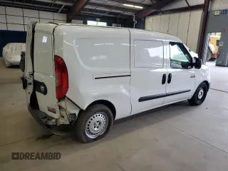 2020 Ram ProMaster City Cargo Tradesman with VIN ZFBHRFAB0L6P21757, listed as a Copart auction lot 72467424 with Not Provided miles and Salvage Title. Bid and sale history available at DreamBid. Image 3.