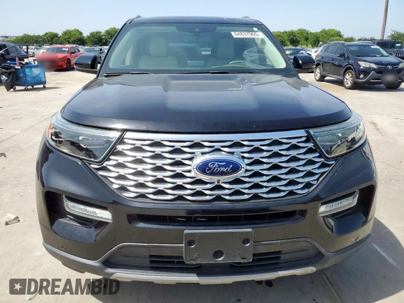 2020 Ford Explorer Platinum z VIN 1FM5K8HC0LGA60137, wystawiony jako Copart lot #64837965 z przebiegiem 24 932 mil mil oraz Szkoda całkowita • Salvage title. Historia ofert i sprzedaży dostępna na DreamBid. Obrazek 5.