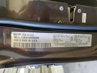 2022 Jeep Cherokee Latitude Lux z VIN 1C4PJMMX0ND502033, wystawiony jako Copart lot #59656985 z przebiegiem 21 055 mil mil oraz Szkoda całkowita • Salvage title. Historia ofert i sprzedaży dostępna na DreamBid. Obrazek 14.