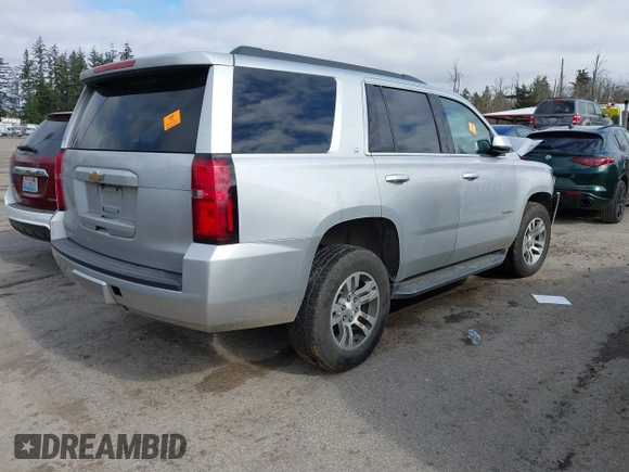 2020 Chevrolet Tahoe LT with VIN 1GNSKBKC9LR247708, listed as a IAAI auction lot 41732270 with Not provided miles and . Bid and sale history available at DreamBid. Image 4.