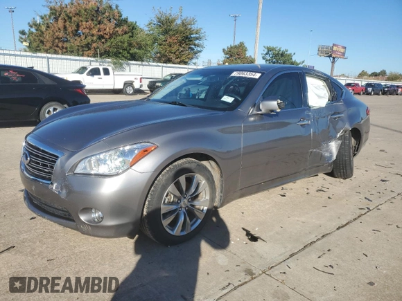 2012 Infiniti M37 with VIN JN1BY1AP5CM330042, listed as a Copart auction lot 79063354 with 63,148 mi miles and Salvage Title. Bid and sale history available at carsss.com. Image 1.