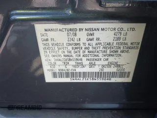 2008 Nissan Altima 2.5 with VIN 1N4AL21E58N559646, listed as a IAAI auction lot 41884370 with 152,337 mi miles. Bid and sale history available at carsss.com. Image 9.