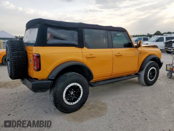 2021 Ford Bronco с VIN 1FMDE5DH6MLB02239, выставлен на аукционе Copart как лот 55315985 с пробегом 36 310 миль миль и На запчасти • Non repairable. История ставок и продаж доступна на DreamBid. Изображение 3.