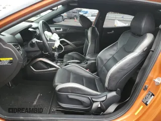 2016 Hyundai Veloster Turbo with VIN KMHTC6AE0GU299165, listed as a Copart auction lot 48708515 with 101,057 mi miles and Salvage title. Bid and sale history available at DreamBid. Image 7.