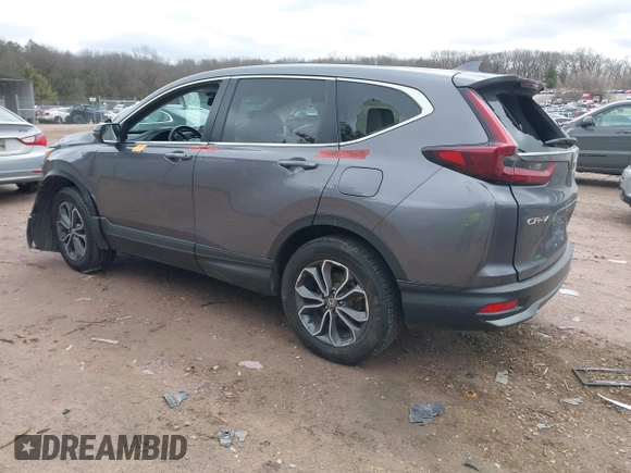 2022 Honda CR-V EX-L with VIN 7FARW2H81NE011064, listed as a IAAI auction lot 42010217 with 1 mi miles. Bid and sale history available at carsss.com. Image 3.