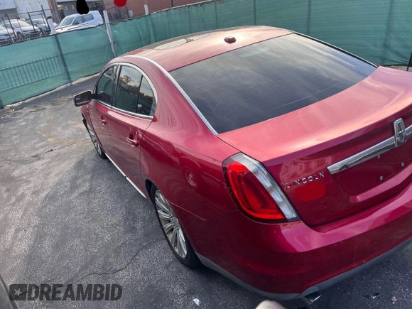 2010 Lincoln MKS EcoBoost with VIN 1LNHL9FT8AG604562, listed as a Copart auction lot 53880395 with 125,178 mi miles and Clean Title. Bid and sale history available at DreamBid. Image 3.