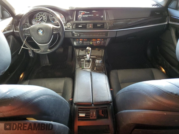 2015 BMW 5 Series 535i with VIN WBA5B1C50FG126420, listed as a Copart auction lot 47316025 with 132,004 mi miles and Salvage Title. Bid and sale history available at carsss.com. Image 8.