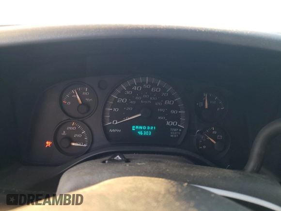 2003 Chevrolet Express Cargo with VIN 1GCFG25T331166595, listed as a Copart auction lot 88467555 with 46,303 mi miles and Salvage Title. Bid and sale history available at DreamBid. Image 9.