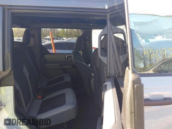2023 Ford Bronco with VIN 1FMEE5BP3PLB54172, listed as a IAAI auction lot 42092197 with 30,167 mi miles and . Bid and sale history available at DreamBid. Image 8.