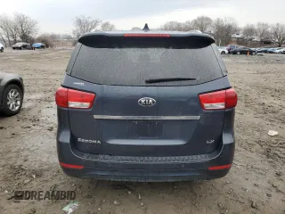 2016 Kia Sedona LX with VIN KNDMB5C13G6129452, listed as a Copart auction lot 46335475 with 118,617 mi miles and Salvage Title. Bid and sale history available at DreamBid. Image 6.