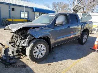 2023 Nissan Frontier SV with VIN 1N6ED1EJ7PN638273, listed as a Copart auction lot 49276655 with Not provided miles and Salvage title. Bid and sale history available at DreamBid. Image 1.