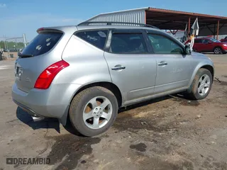 2004 Nissan Murano SL with VIN JN8AZ08T74W206125, listed as a IAAI auction lot 42045537 with 159,277 mi miles. Bid and sale history available at carsss.com. Image 4.