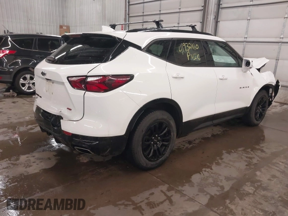 2019 Chevrolet Blazer RS with VIN 3GNKBJRS0KS687271, listed as a IAAI auction lot 41932110 with 80,051 mi miles and . Bid and sale history available at DreamBid. Image 4.