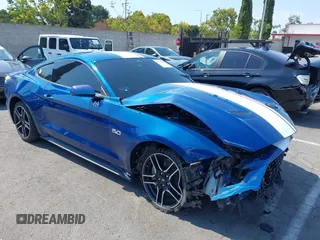 2023 Ford Mustang GT z VIN 1FA6P8CF5P5300057, wystawiony jako IAAI lot #42726086 z przebiegiem 17 507 mil mil oraz . Historia ofert i sprzedaży dostępna na DreamBid. Obrazek 1.
