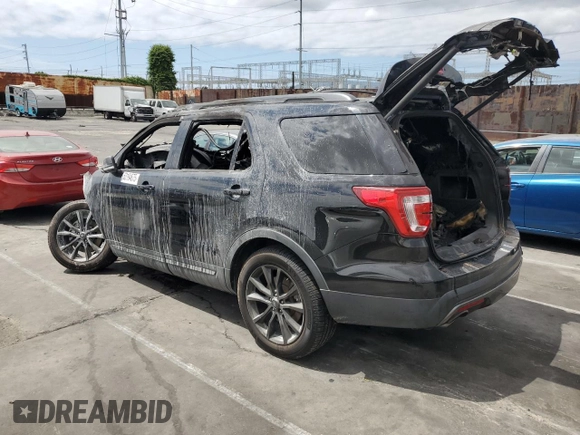 2017 Ford Explorer XLT with VIN 1FM5K7DH4HGD12698, listed as a Copart auction lot 53194675 with Not Provided miles and Salvage Title. Bid and sale history available at carsss.com. Image 2.