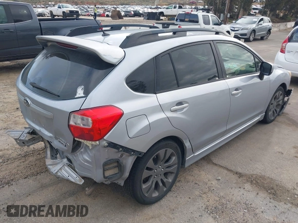 2014 Subaru Impreza Wagon 2.0i Sport Premium with VIN JF1GPAL64E8314040, listed as a IAAI auction lot 41925026 with 115,983 mi miles. Bid and sale history available at carsss.com. Image 4.