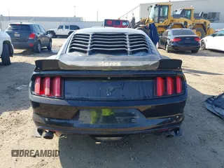 2015 Ford Mustang V6 with VIN 1FA6P8AM4F5349329, listed as a IAAI auction lot 41699016 with 112,008 mi miles and . Bid and sale history available at DreamBid. Image 17.