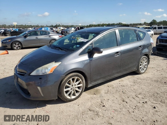 2014 Toyota Prius Two with VIN JTDZN3EUXE3327405, listed as a Copart auction lot 46479455 with 159,328 mi miles and Salvage Title. Bid and sale history available at DreamBid. Image 1.