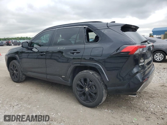 2022 Toyota RAV4 Hybrid SE with VIN 4T3T6RFV3NU089312, listed as a Copart auction lot 59324525 with 49,493 mi miles and Salvage title. Bid and sale history available at DreamBid. Image 2.