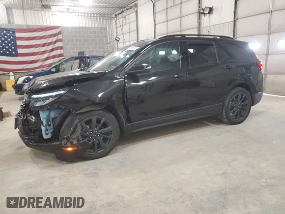 2022 Chevrolet Equinox RS with VIN 2GNAXWEVXN6138271, listed as a Copart auction lot 48996785 with 61,193 mi miles and Salvage title. Bid and sale history available at DreamBid. Image 1.