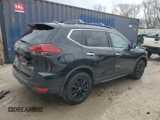 2018 Nissan Rogue SV with VIN 5N1AT2MV0JC727602, listed as a Copart auction lot 53875555 with 117,125 mi miles and Non Repairable. Bid and sale history available at carsss.com. Image 3.