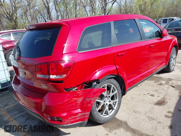 2017 Dodge Journey GT with VIN 3C4PDCEG6HT626337, listed as a IAAI auction lot 41971854 with 72,689 mi miles. Bid and sale history available at carsss.com. Image 4.