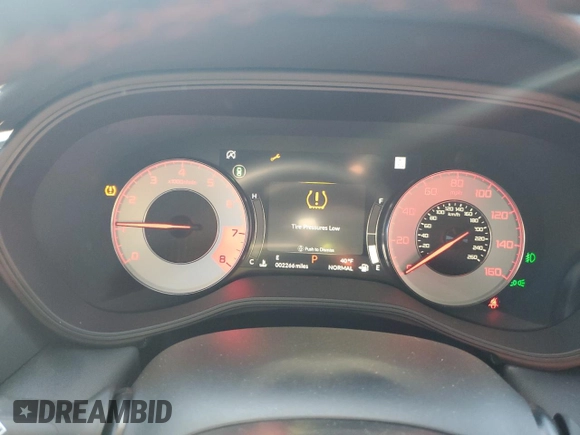 2022 Acura TLX w/A-Spec Package with VIN 19UUB5F57NA003556, listed as a Copart auction lot 82908574 with 2,266 mi miles and Non repairable. Bid and sale history available at DreamBid. Image 9.