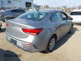 2021 Kia Rio LX with VIN 3KPA24AD0ME395043, listed as a IAAI auction lot 41420234 with 29,068 mi miles. Bid and sale history available at carsss.com. Image 4.