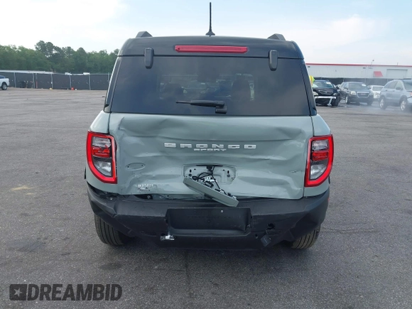 2024 Ford Bronco Sport Outer Banks with VIN 3FMCR9C6XRRF57501, listed as a IAAI auction lot 42295053 with 6,656 mi miles and . Bid and sale history available at DreamBid. Image 16.