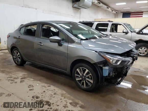2021 Nissan Versa SV with VIN 3N1CN8EV0ML826344, listed as a Copart auction lot 52140235 with 77,837 mi miles and Non repairable. Bid and sale history available at DreamBid. Image 4.