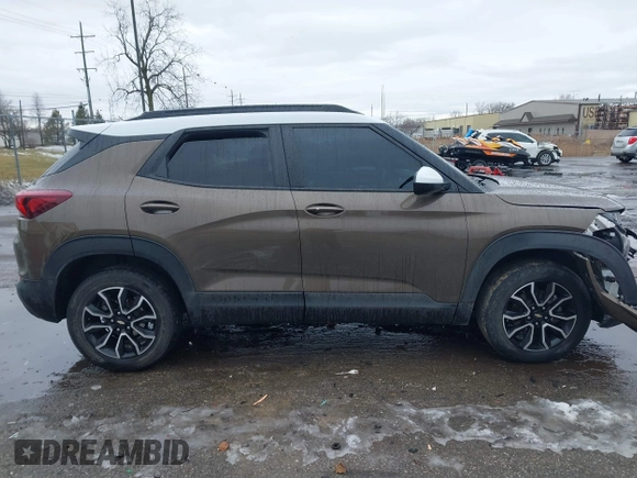 2021 Chevrolet TrailBlazer ACTIV with VIN KL79MSSL1MB024068, listed as a IAAI auction lot 41377320 with 65,777 mi miles and . Bid and sale history available at DreamBid. Image 13.