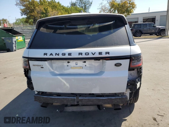 2021 Land Rover Range Rover Sport SE with VIN SALWG2SU3MA783342, listed as a Copart auction lot 48569755 with 55,963 mi miles and Salvage Title. Bid and sale history available at carsss.com. Image 6.