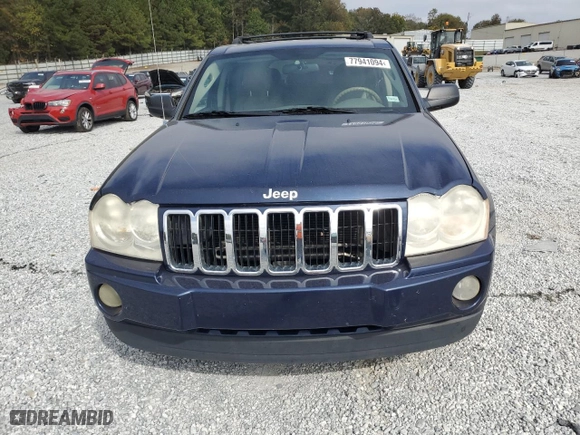 2005 Jeep Grand Cherokee Laredo with VIN 1J4HS48N75C724594, listed as a Copart auction lot 77941094 with 0 mi miles and Salvage Title. Bid and sale history available at carsss.com. Image 5.